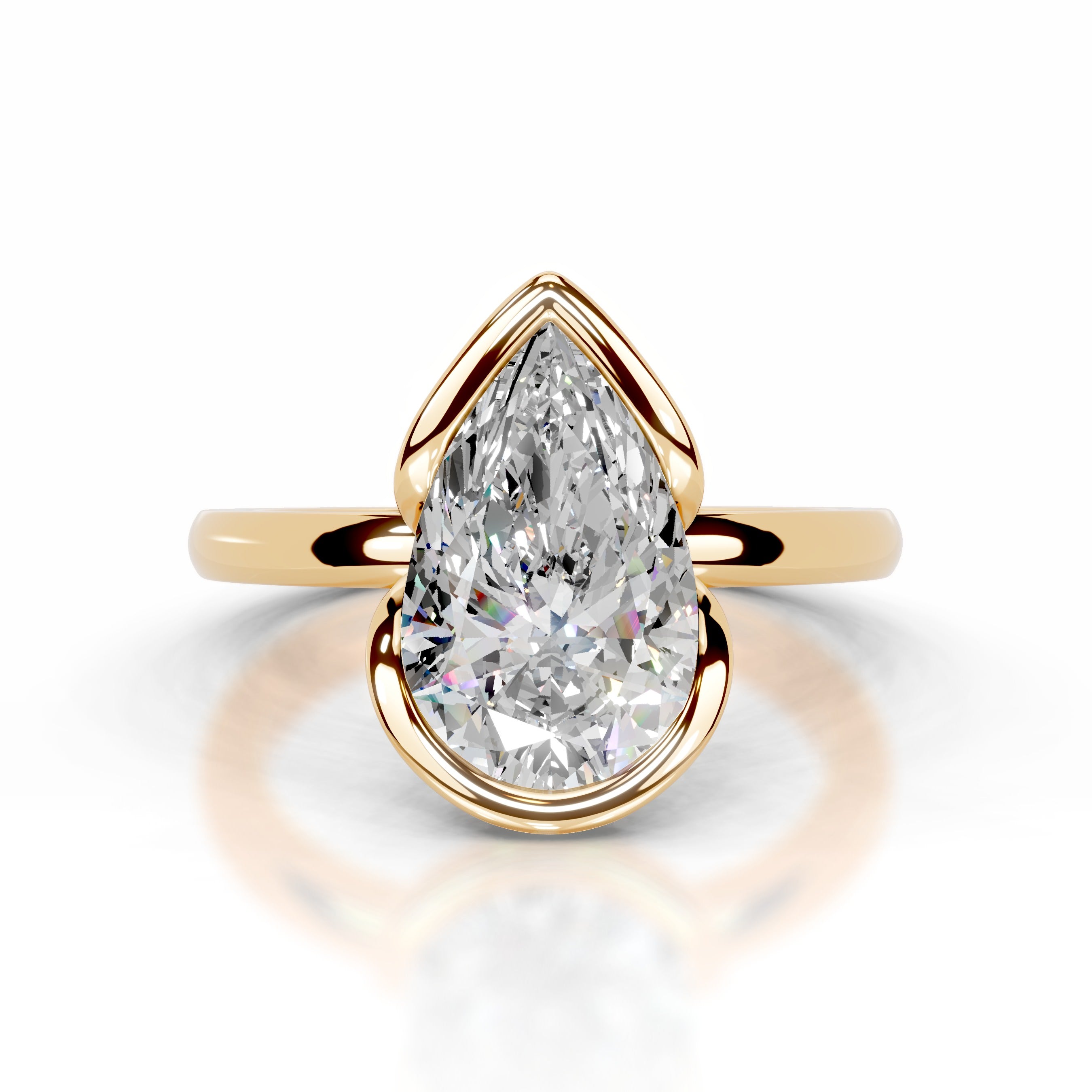 Thor Moissanite & Diamond Ring - 18K Yellow Gold、mySite、hinf8tx79