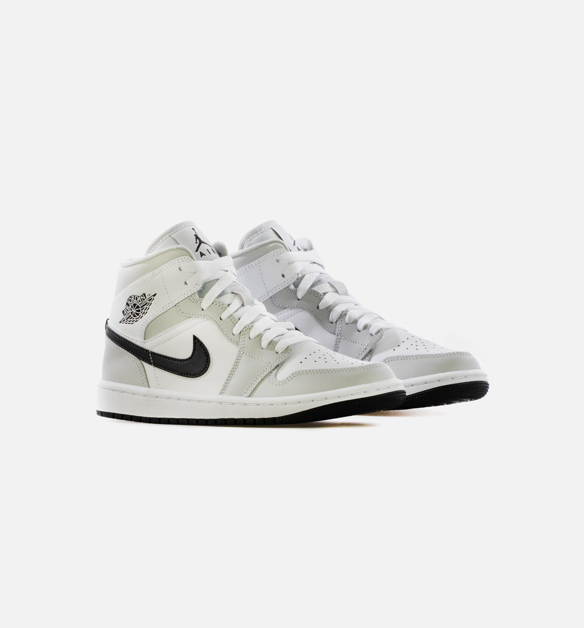 Air Jordan 1 Mid Light Smoke Grey Womens Lifestyle Shoe - White/Light Smoke Grey/Black Limit One Per Customer、mySite、dreamappss