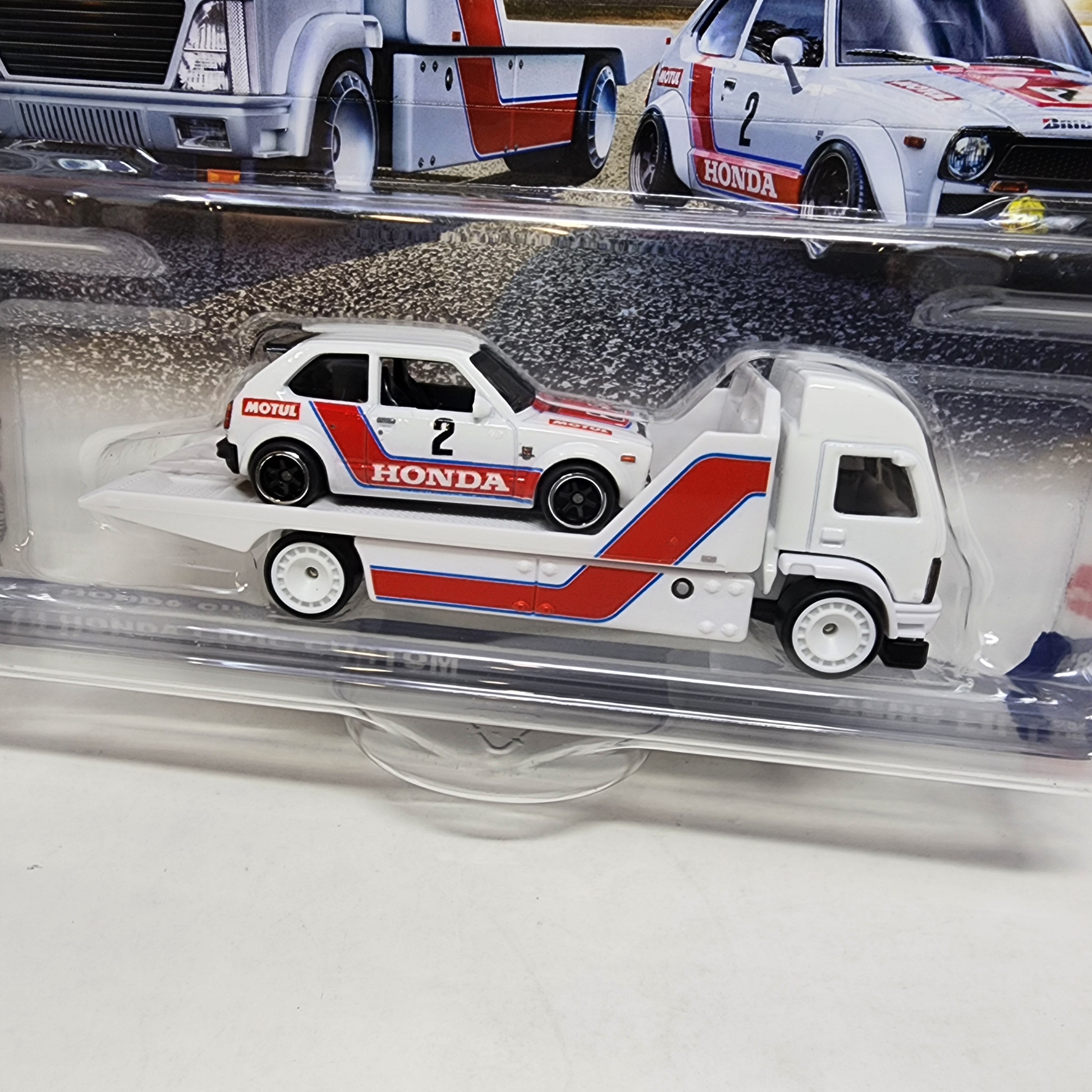 '73 Honda Civic Custom & Aero Lift * 2025 Hot Wheels Team Transport Case G、mySite、hgirdovlk