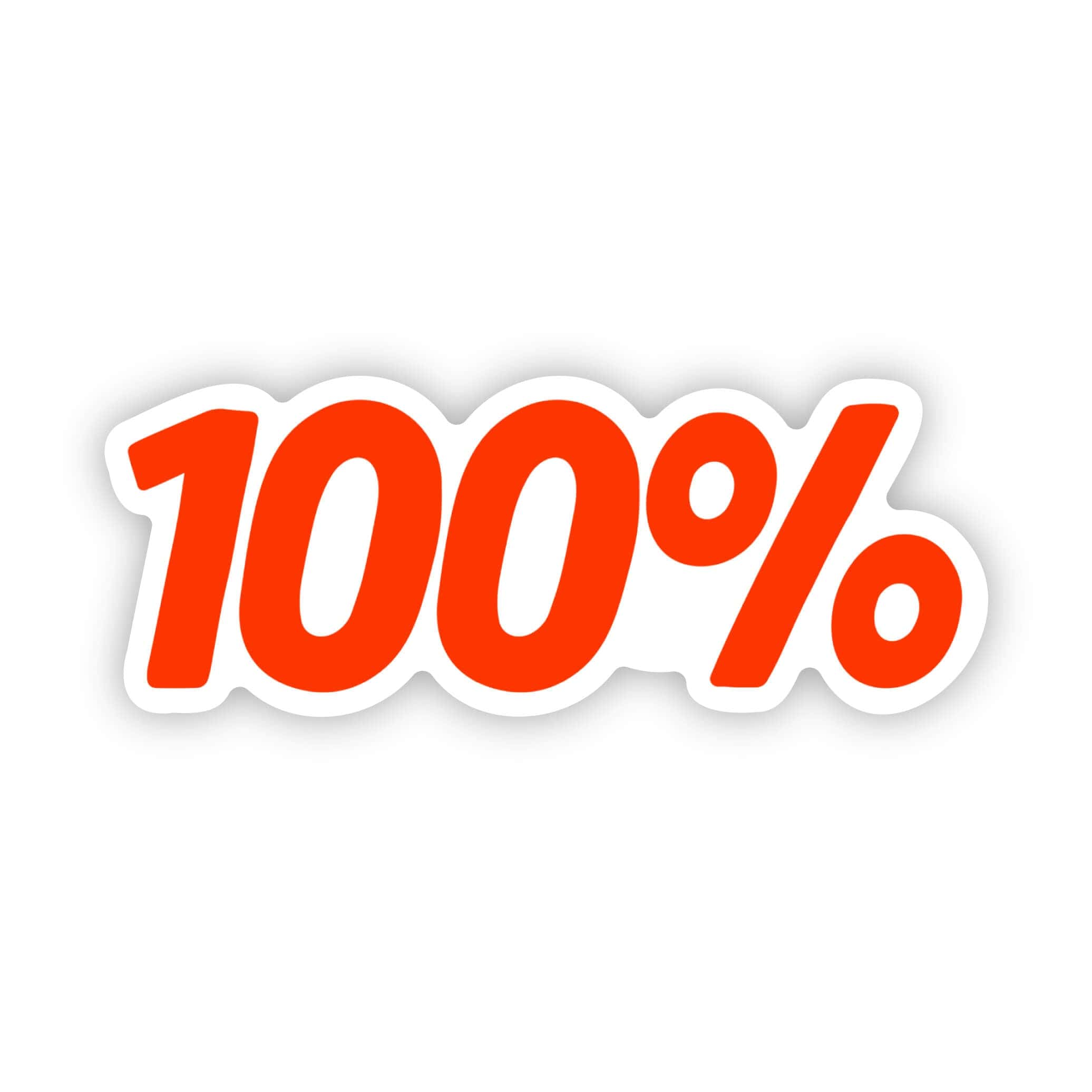  100% Sticker - Red、mySite、elrpsem3k