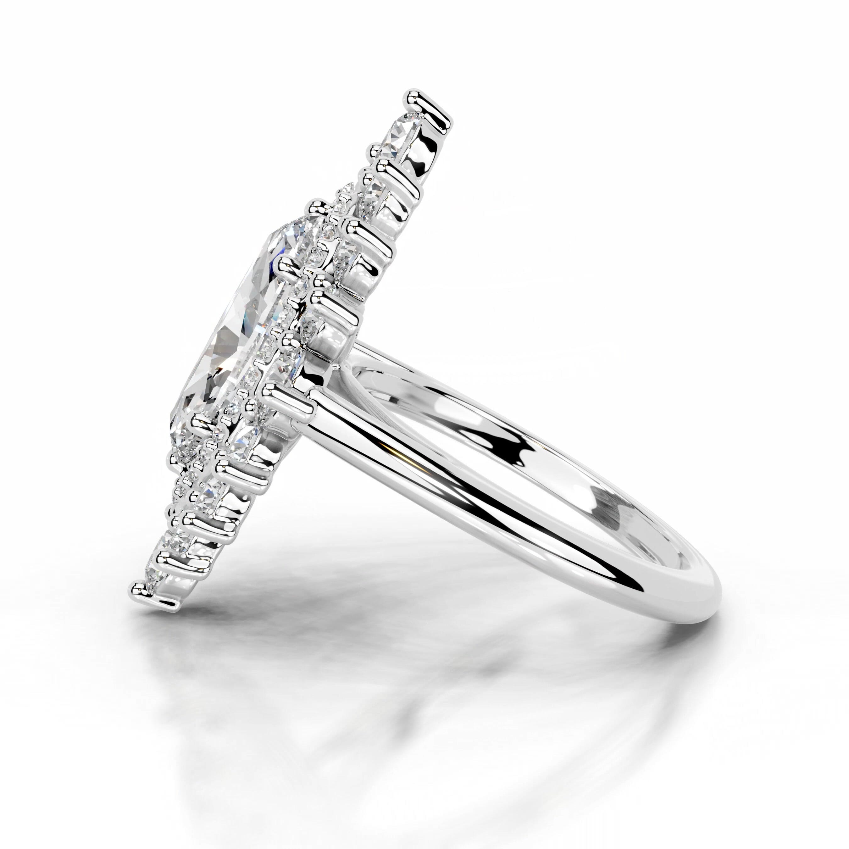 Bruna Diamond Engagement Ring - 18K White Gold、mySite、hinf8tx79