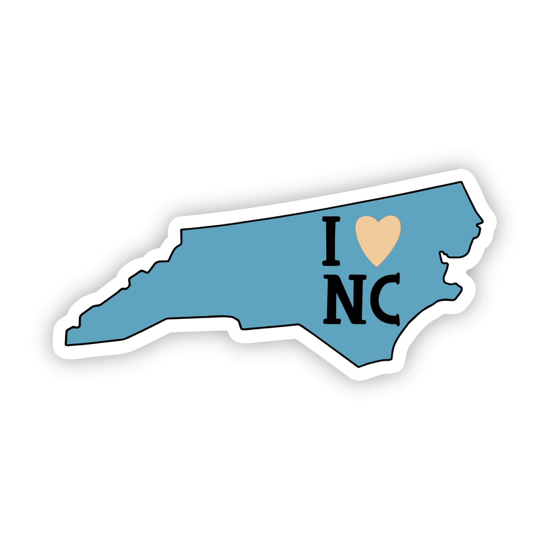  I Love North Carolina Sticker、mySite、elrpsem3k