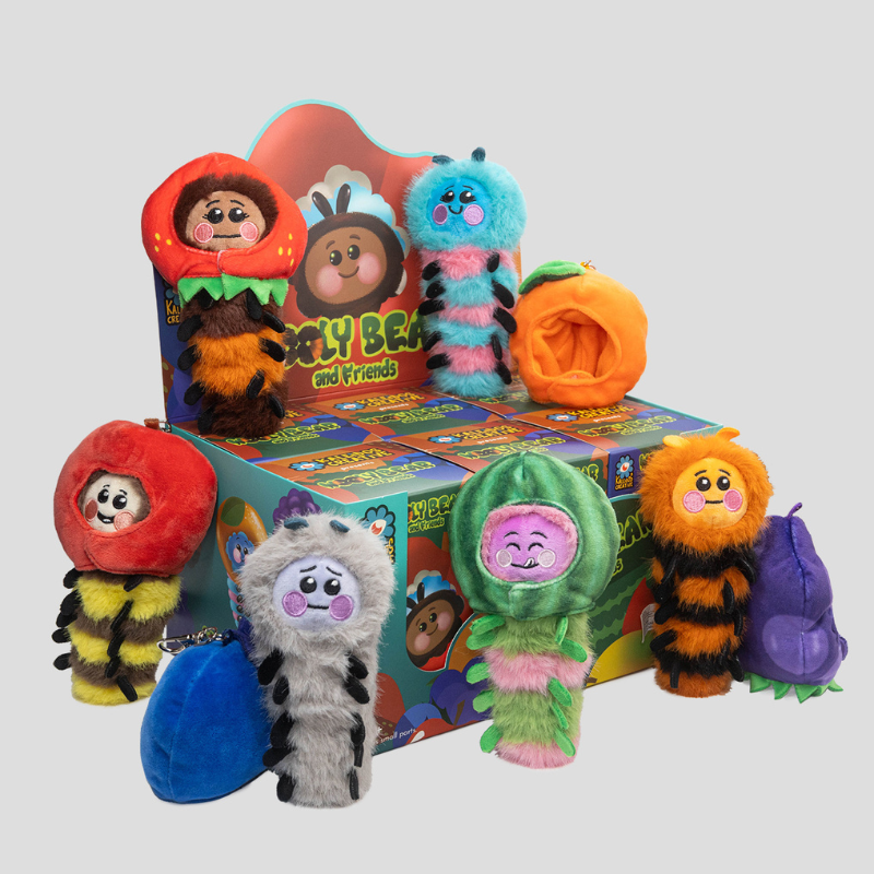  Kaleidos Creative Wooly Bear and Friends Plush Keychain Blind Box、mySite、greenlandpopulation