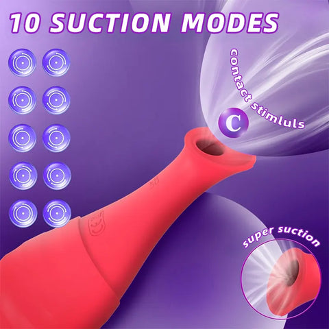 Luxury Clitoral Vibrator with Suction