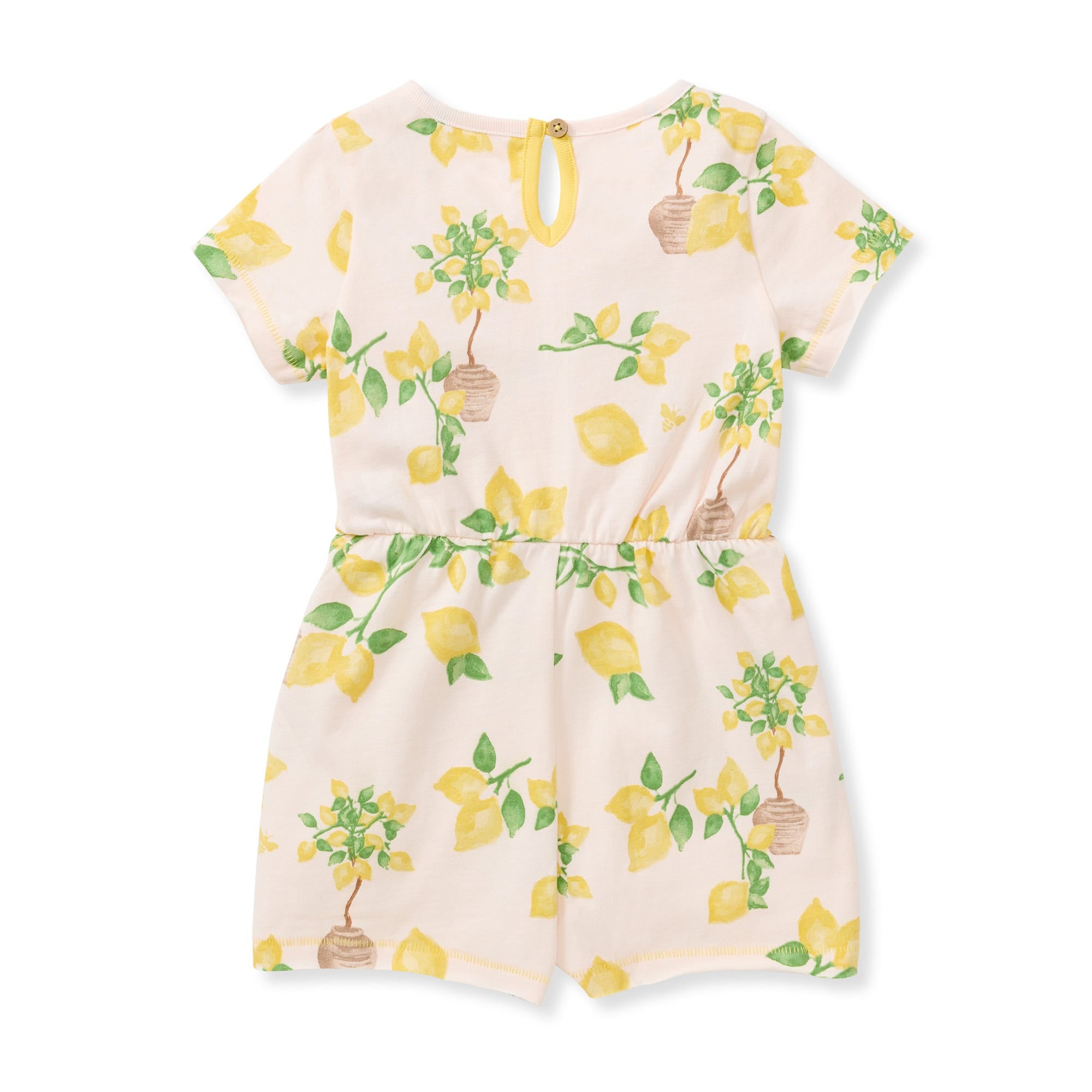 Island Lemons Organic Cotton Girl Romper、mySite、g9winljtr
