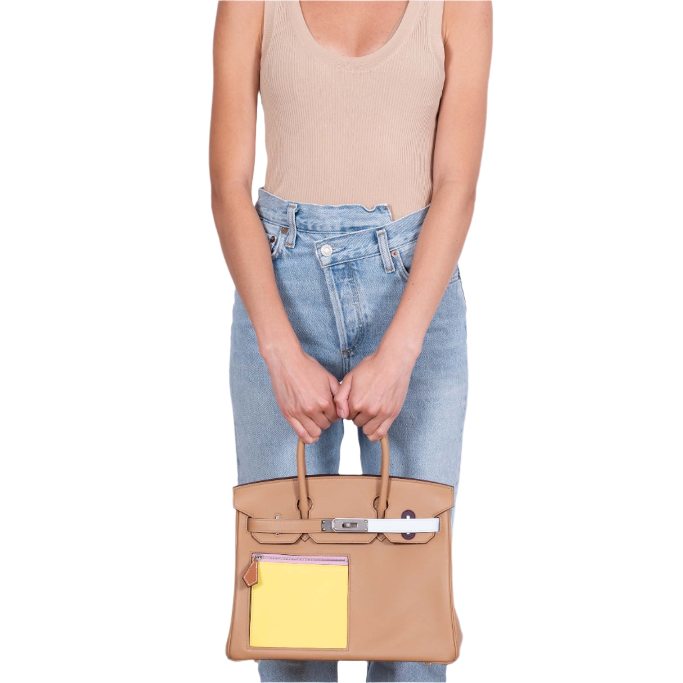 Hermès Birkin 30 Colormatic Chai, Lime, Blue Brume, Cassis Swift Leather Palladium Hardware、mySite、garminoutage.com