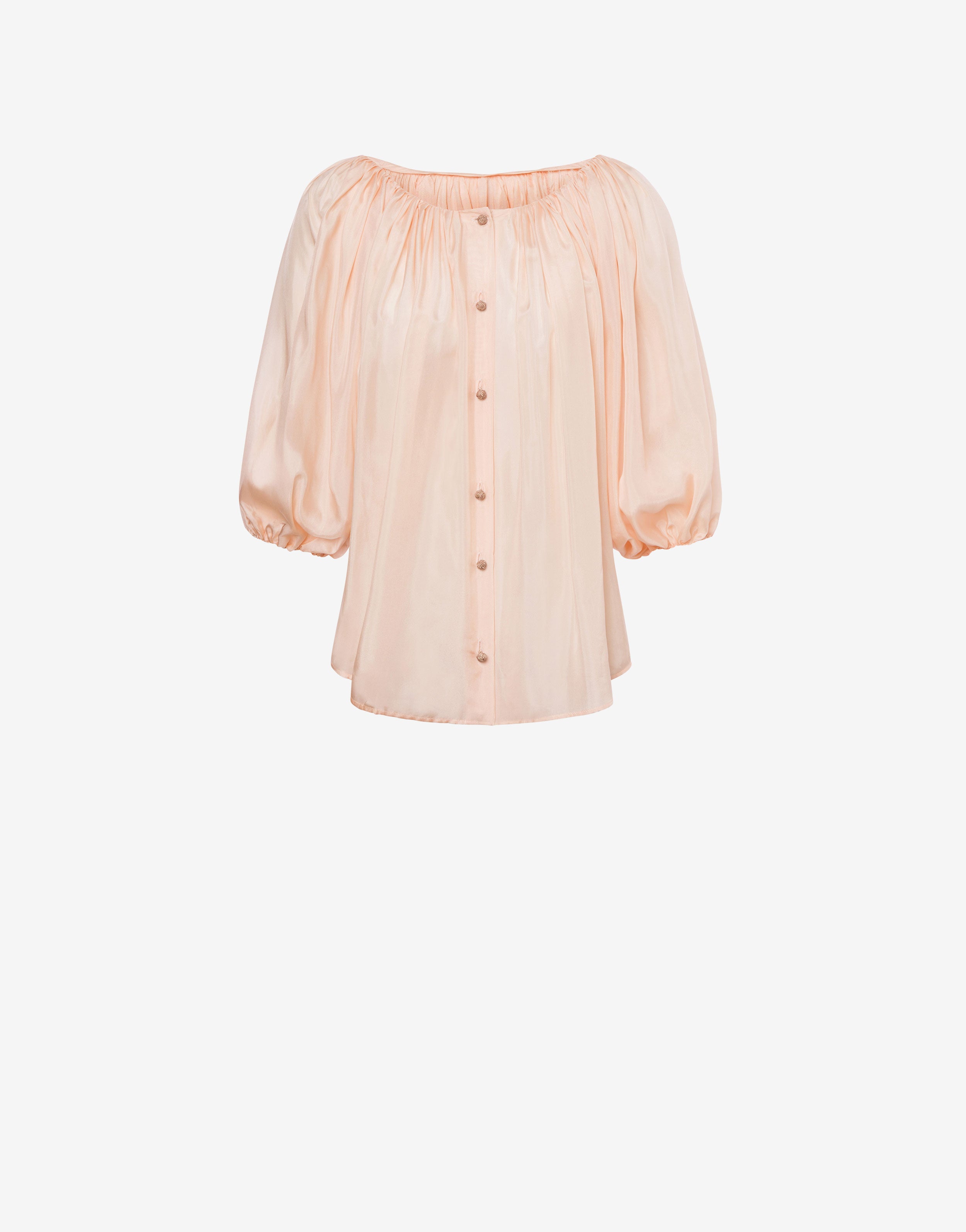 Camicia in georgette di misto seta、mySite、aoinhome