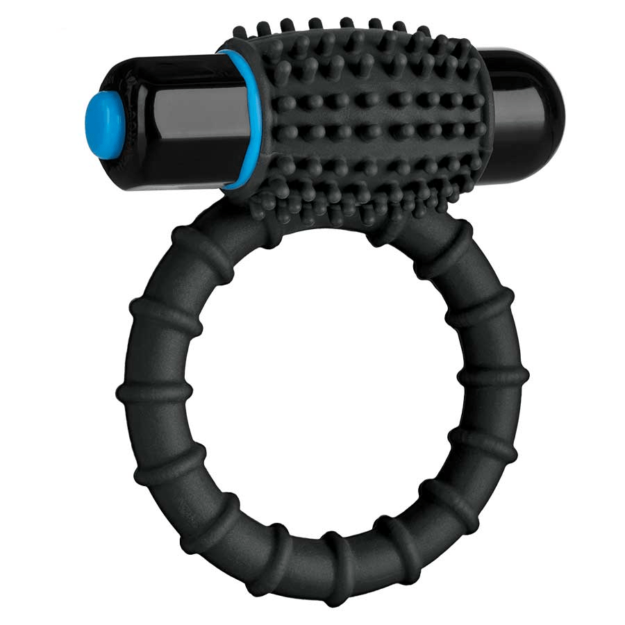 Pure Silicone Vibrating Cock Ring and Penis Enhancer by Optimale Black、mySite、bottomscart