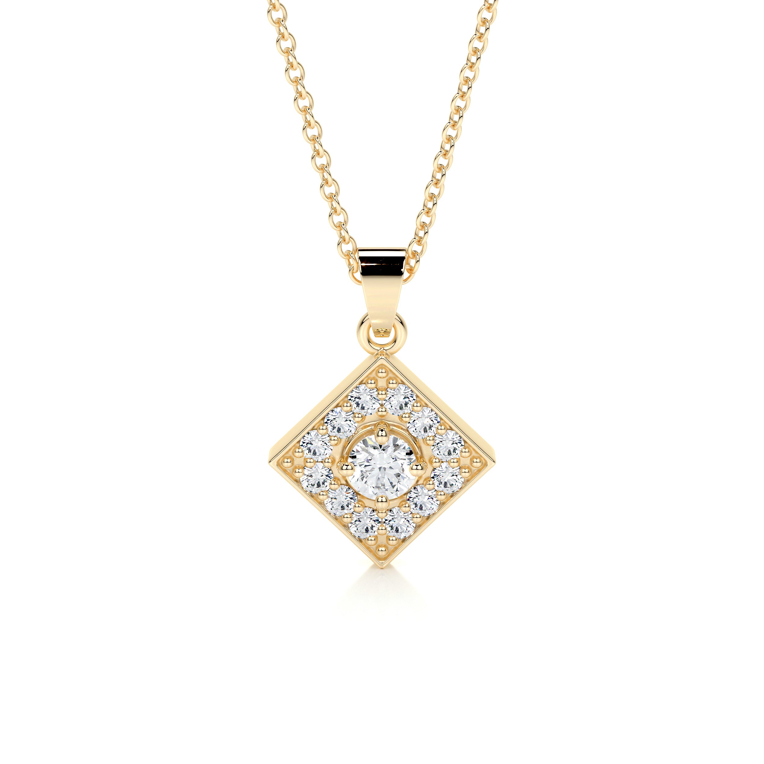 Maxine Diamond Pendant (0.4 Carat) -18K Yellow Gold、mySite、hinf8tx79