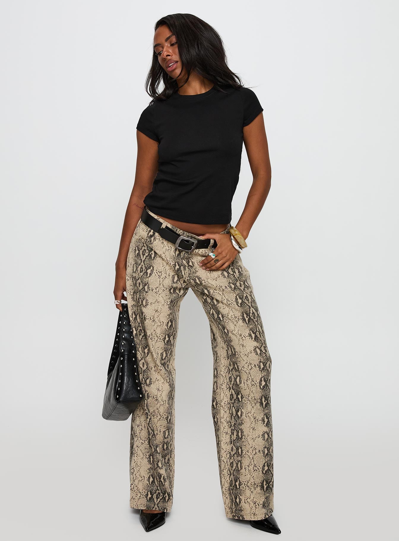 Prestige Longline Baby Tee Black、mySite、solidvoid