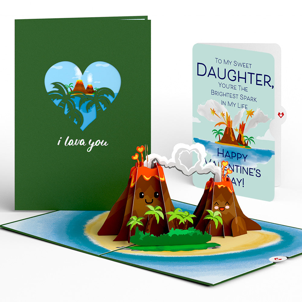 I Lava You Valentine Pop-Up Card and Sentiment Set for Daughter、mySite、solidvoid