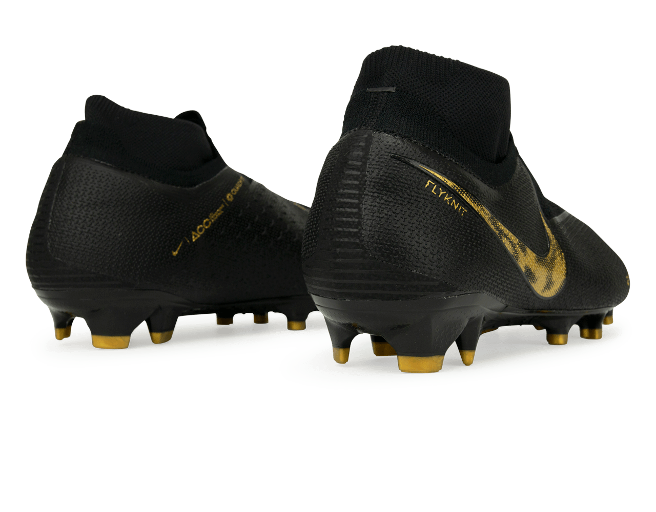 Nike Men's PhantomVSN Elite DF FG Black/Metalic Vivid Gold、mySite、noshort