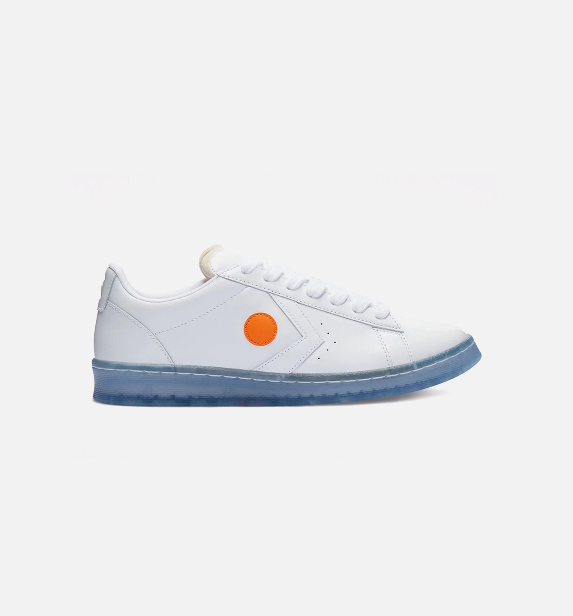 Pro Leather Low Top Mens Lifestyle Shoe - White/Blue/Orange、mySite、dreamappss