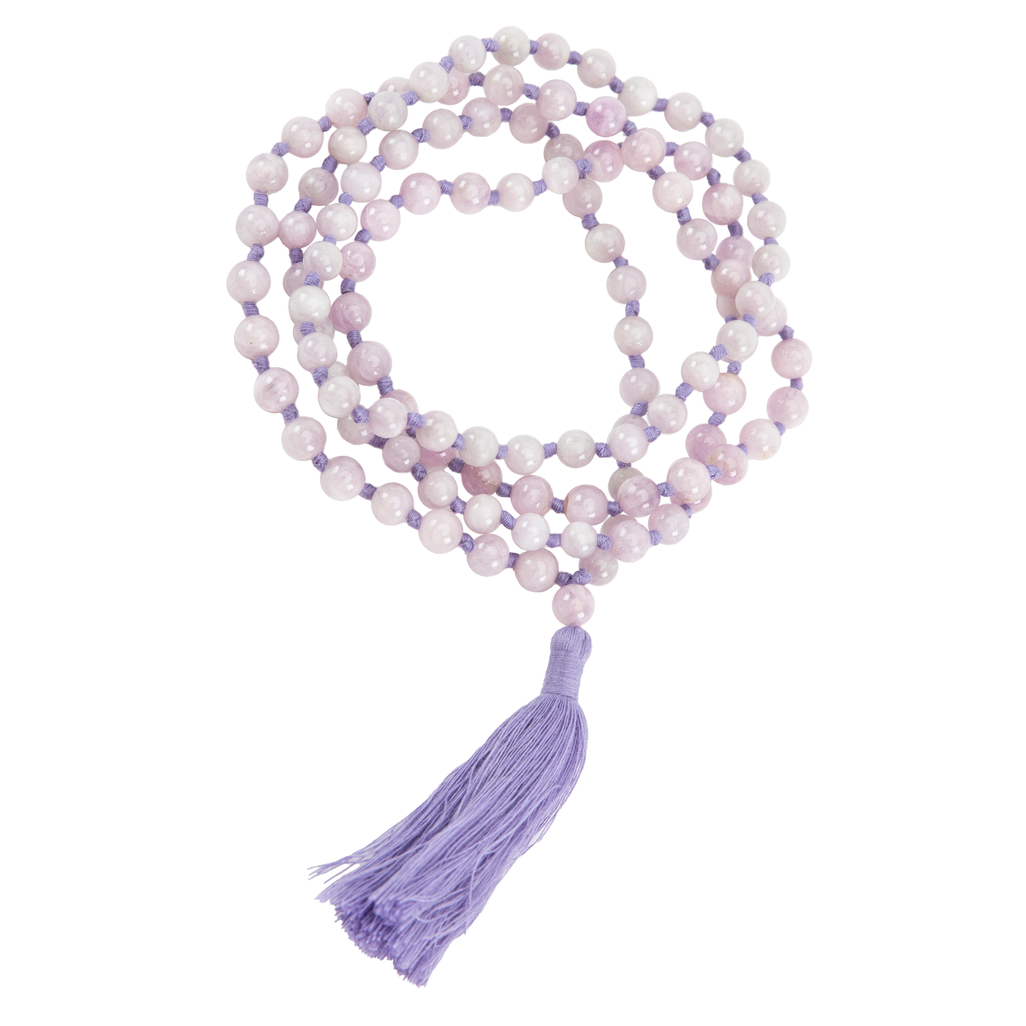 Handmade Prayer Beads: Kunzite Mala、mySite、topwebapps