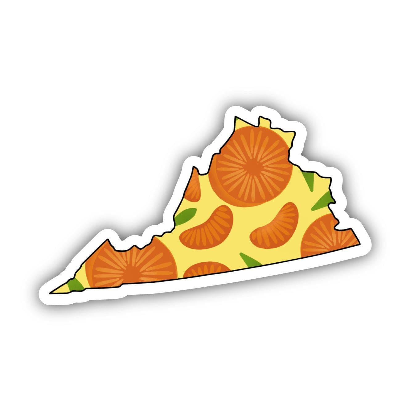  Virginia Orange & Yellow Fruit Sticker、mySite、ghnorth