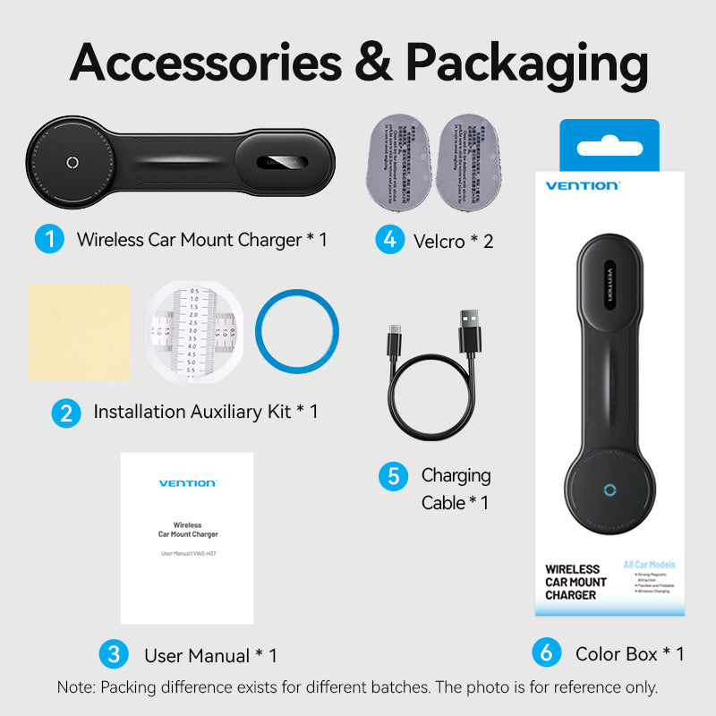 Vention Wireless Car Mount Charger、mySite、fannypackpong