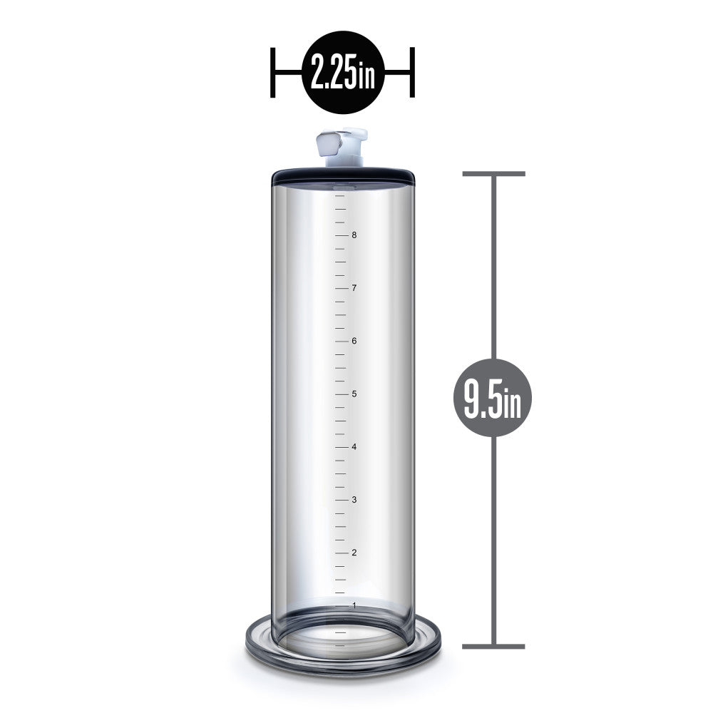 Performance By Blush® | 9 Inch x 2.5 Inch Penis Pump Cylinder - Clear、mySite、bottomscart