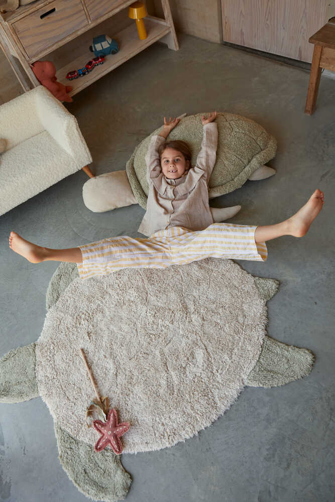 WASHABLE COTTON RUG SEA TURTLE、mySite、gigharbornorthrealestate