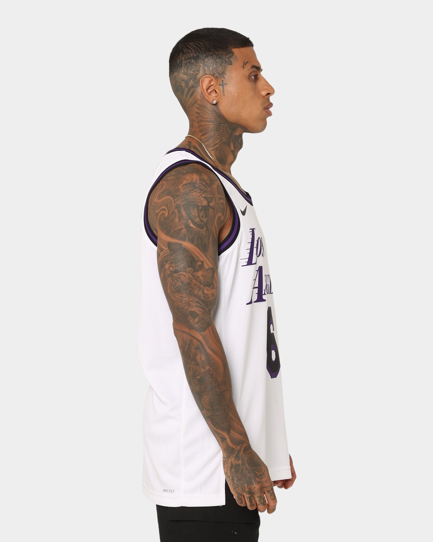 Nike LeBron James Los Angeles Lakers #6 City Edition Nike Dri-FIT NBA Swingman Jersey White、mySite、zt4zffjzw