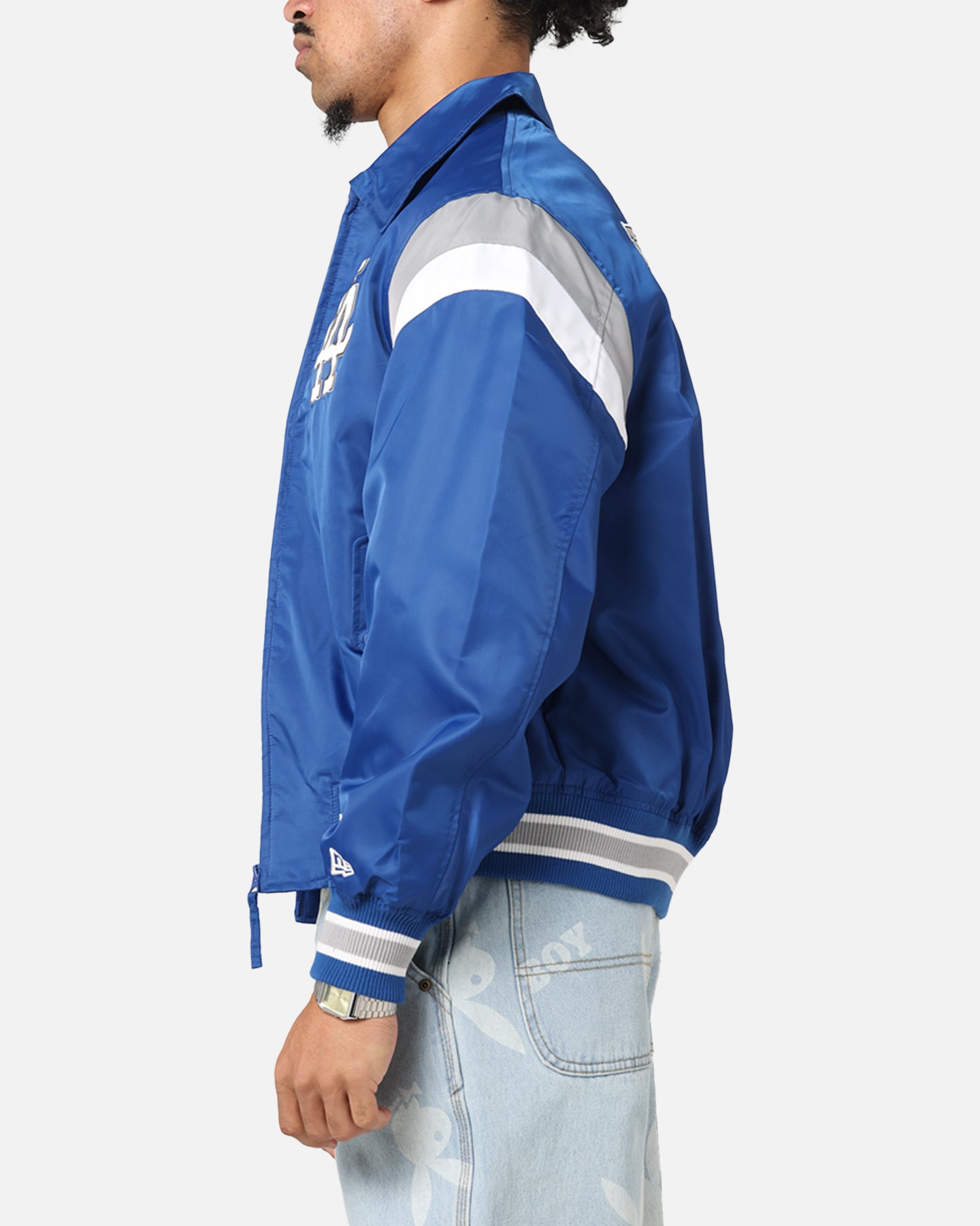New Era Los Angeles Dodgers MLB Retro Stadium Jacket Blue、mySite、zt4zffjzw