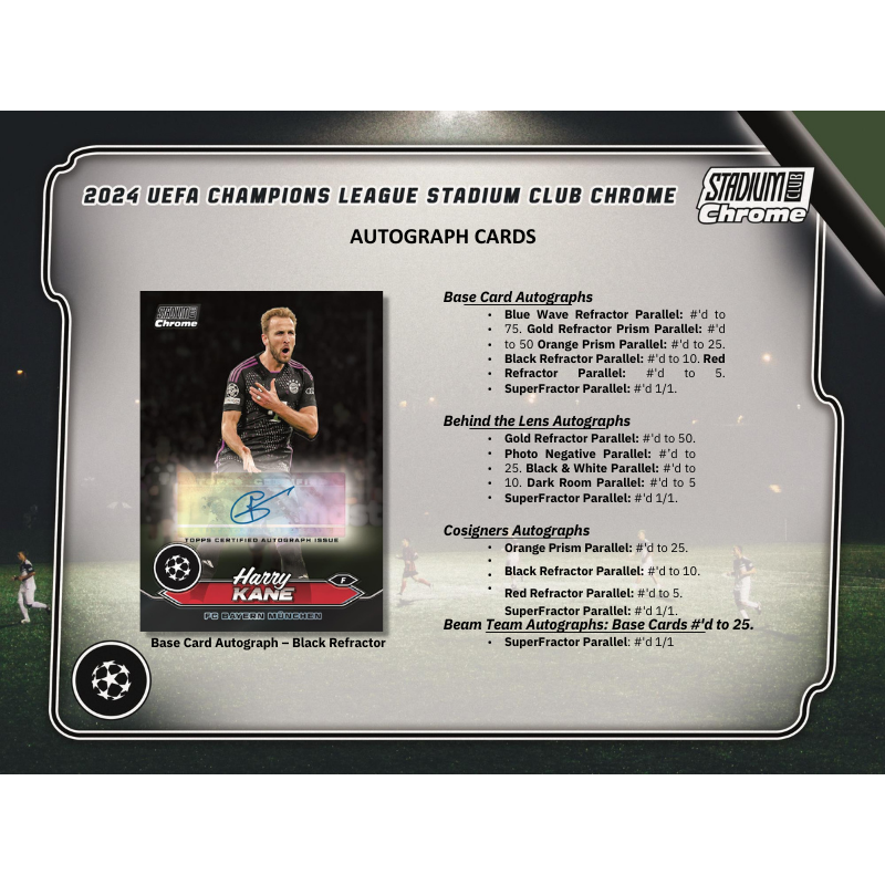 2023/24 Topps Stadium Club Chrome UEFA Soccer Hobby 12 Box Case、mySite、waistdrama