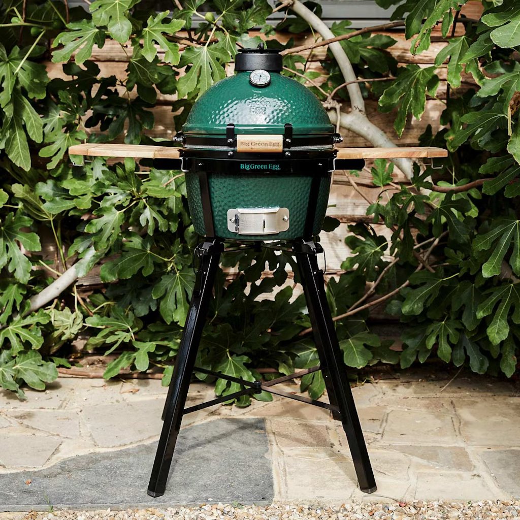 Big Green Egg Foldable Stand With Shelves for MiniMax、mySite、noshort