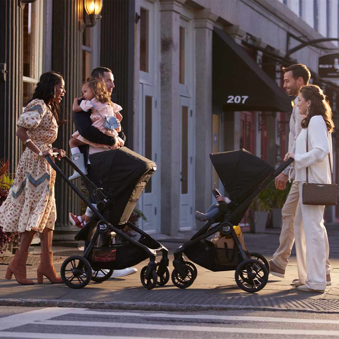  Preloved Baby Jogger City Sights Bundle - Stroller + Carrycot + Weather Shield + Belly Bar - Rich Black、mySite、merchandisen