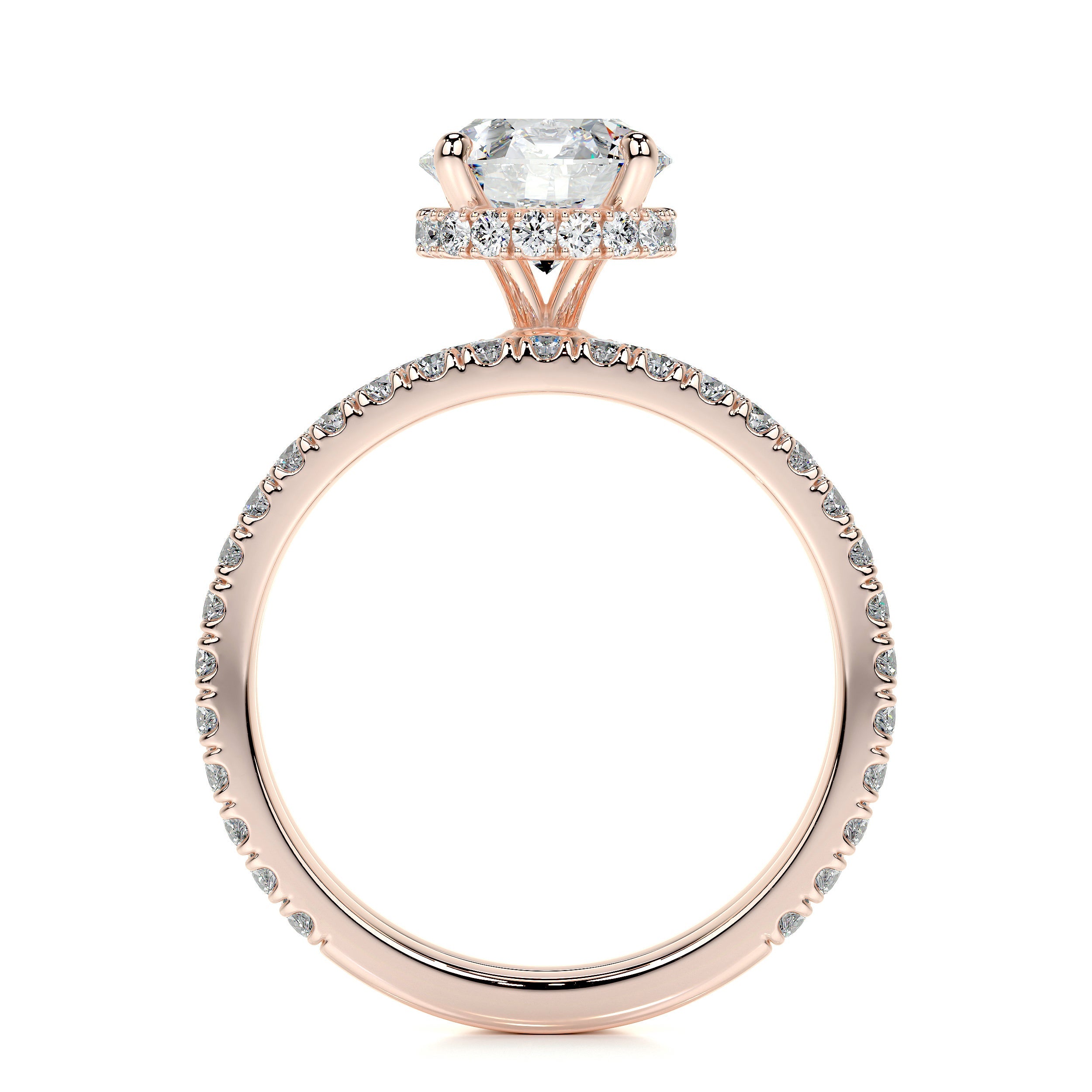 Vivienne Lab Grown Diamond Bridal Set -14K Rose Gold、mySite、hinf8tx79