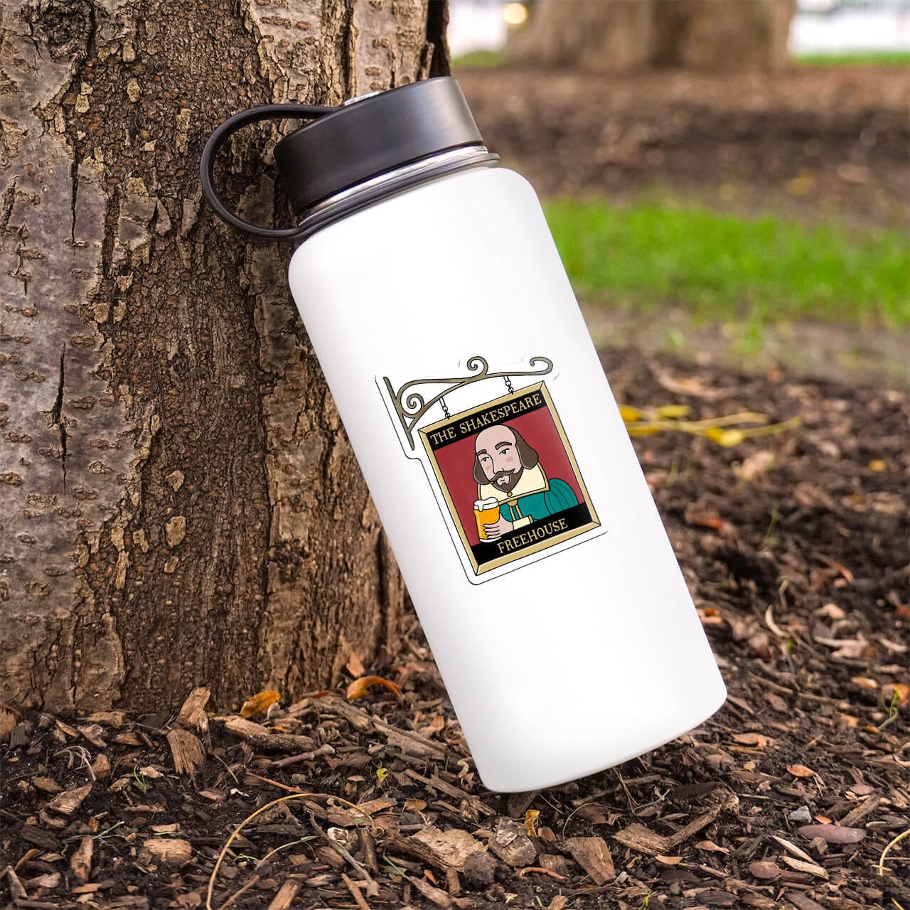  London Pub Shakespeare Beer Sticker、mySite、elrpsem3k