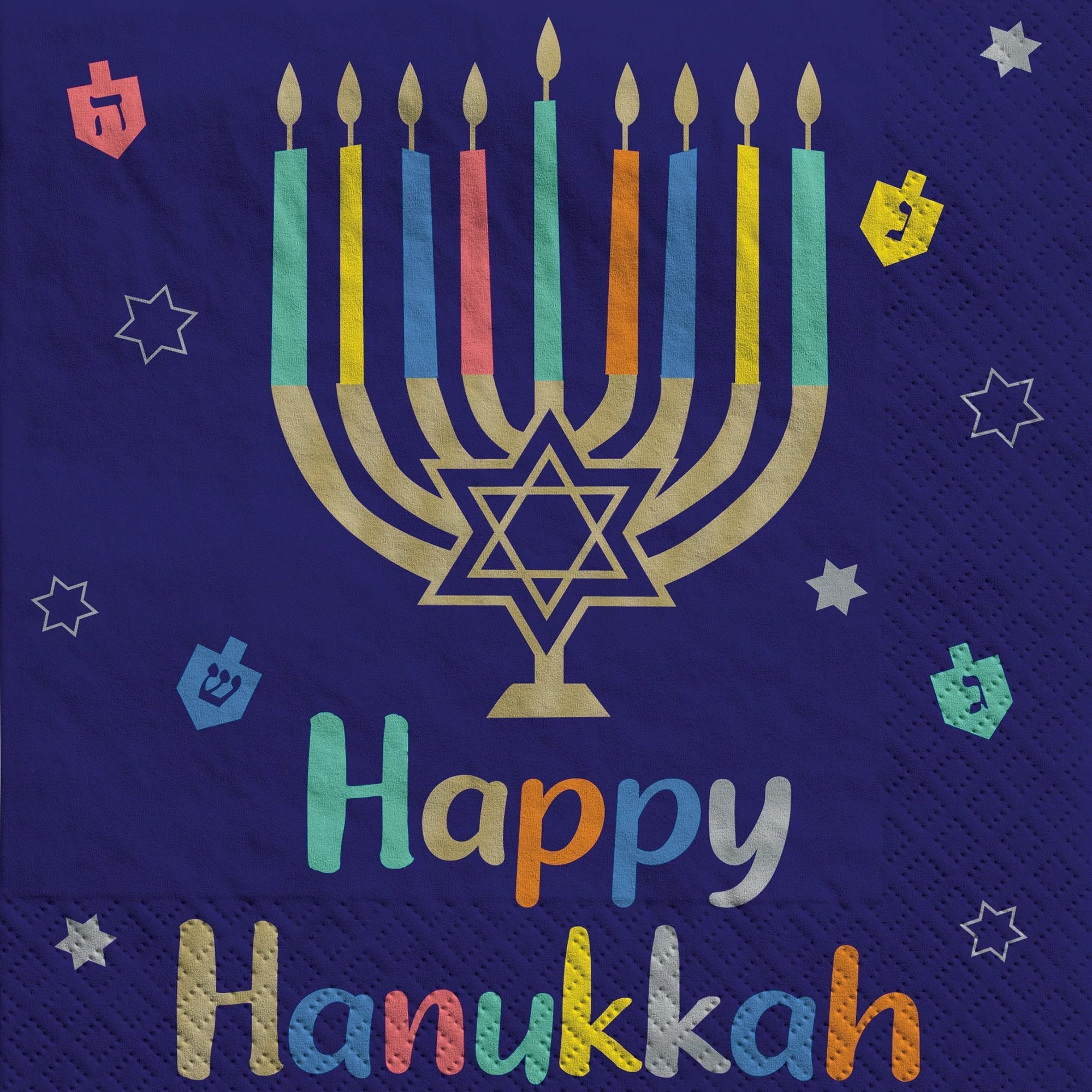 Hanukkah Joy Luncheon Napkins - Set of 40、mySite、topwebapps