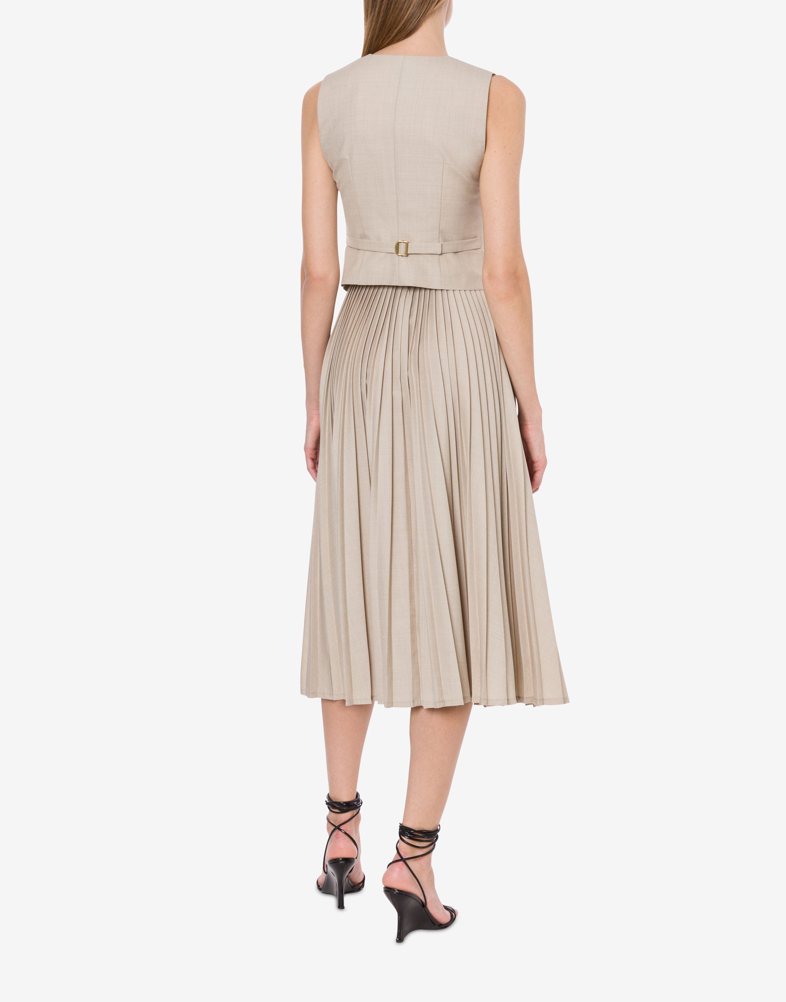 Gilet in fresco di misto lana、mySite、aoinhome