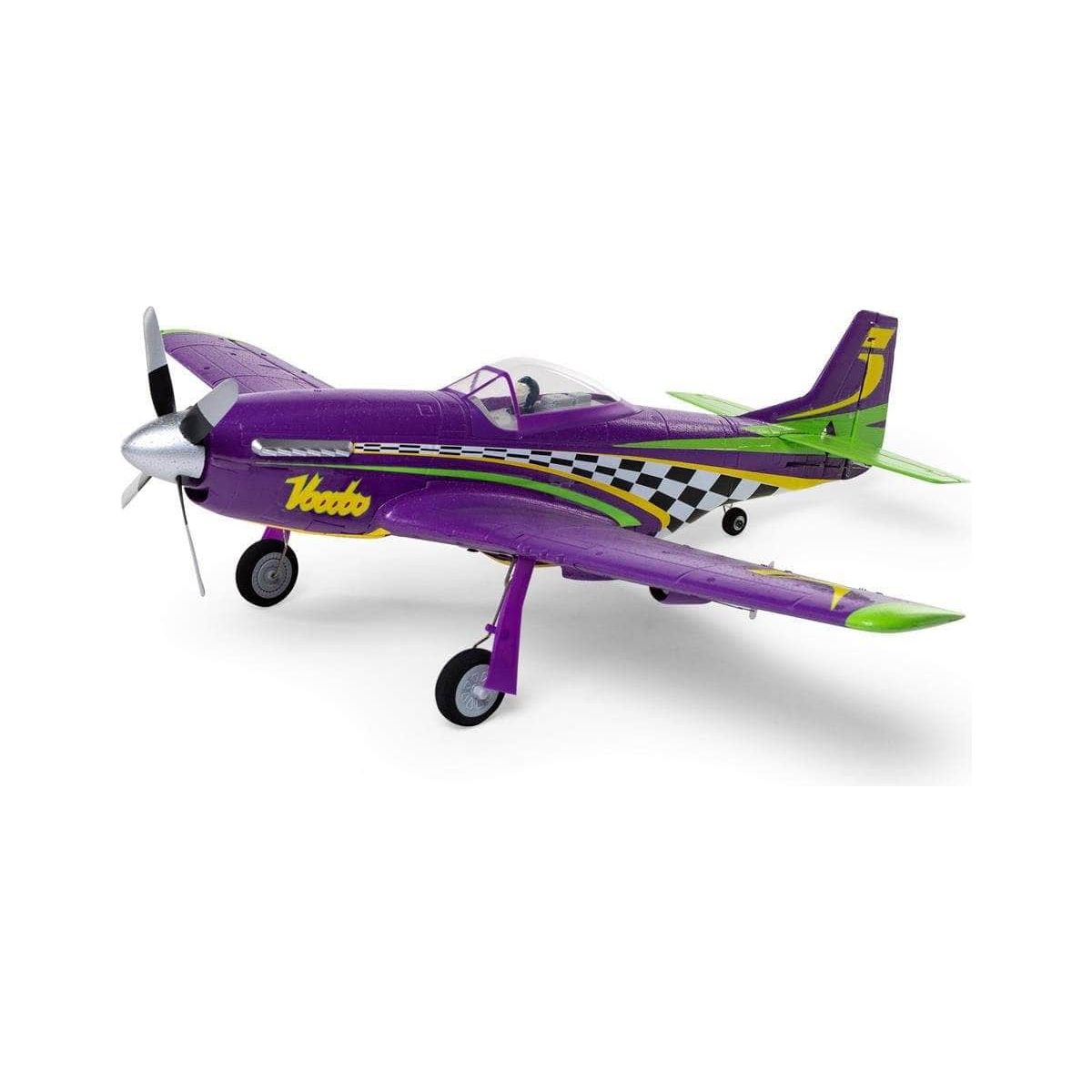  EFLU4350, E-flite UMX P-51D Voodoo BNF Basic Electric Airplane (493mm) w/AS3X & SAFE Select、mySite、merchandisen
