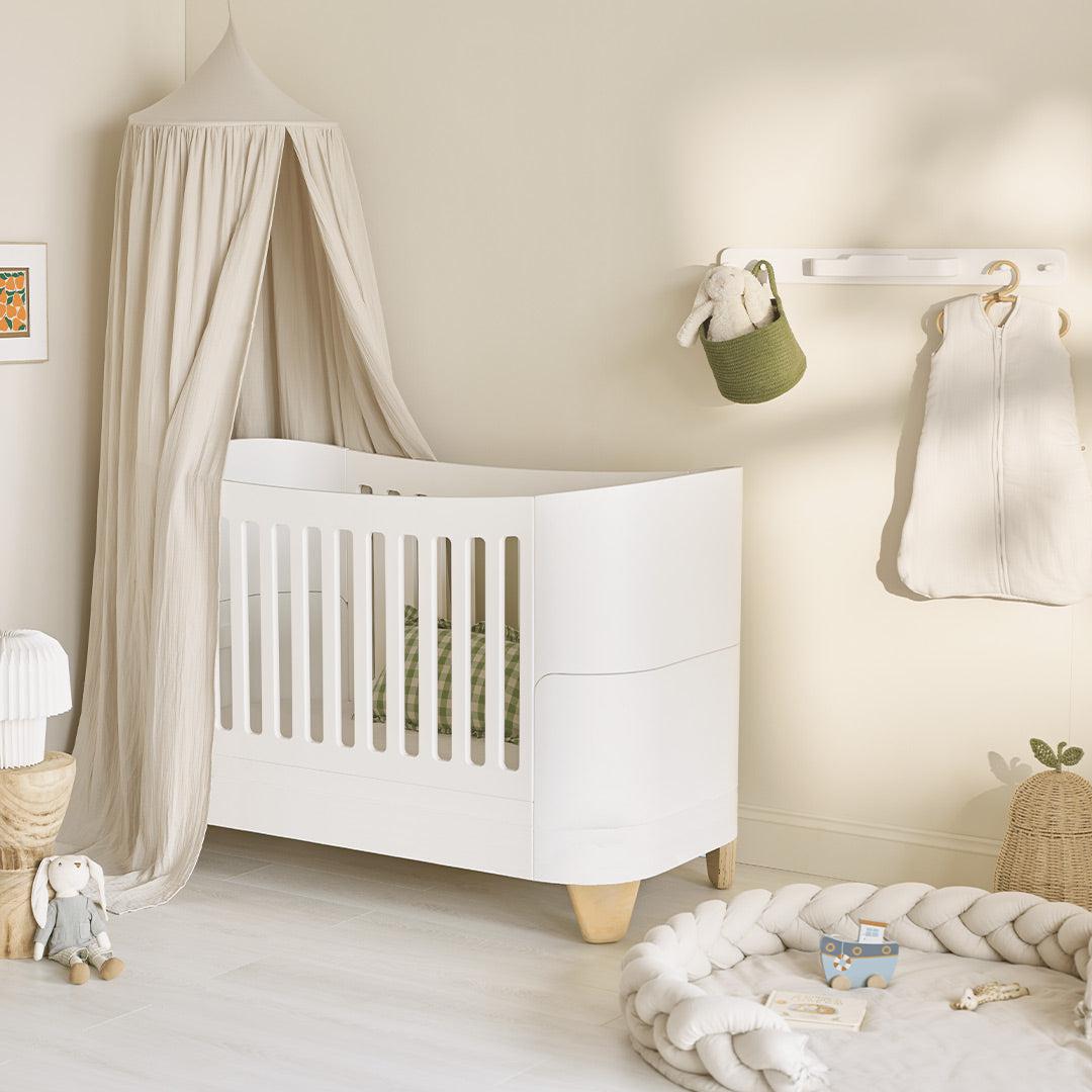  Gaia Baby Serena Cot Bed - White、mySite、merchandisen