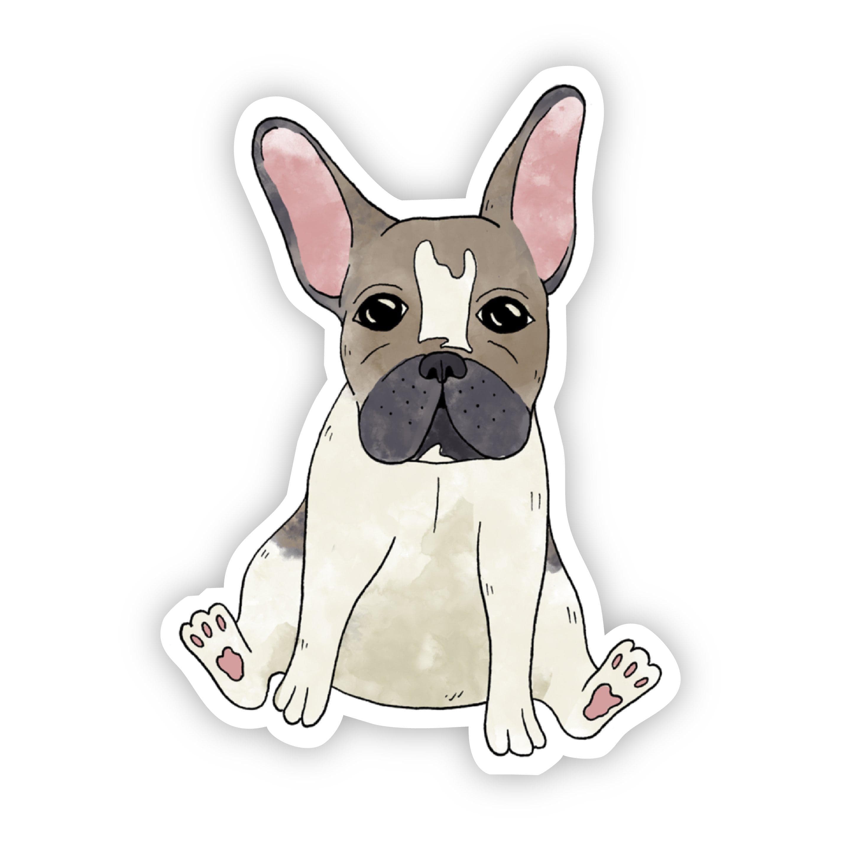  French Bulldog Sticker、mySite、elrpsem3k
