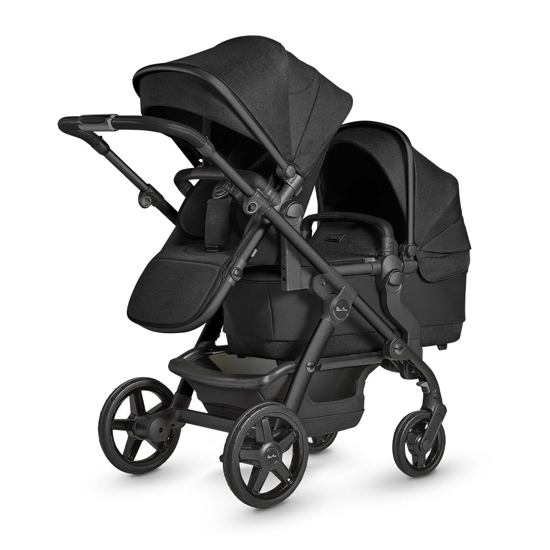  Silver Cross Wave 3 Twin Pushchair - Onyx、mySite、merchandisen