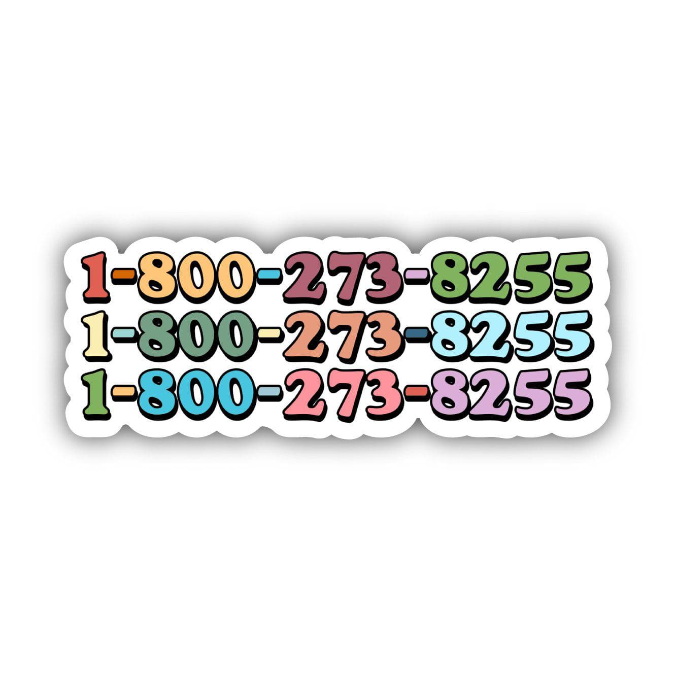  National Suicide Prevention Lifeline Sticker、mySite、elrpsem3k