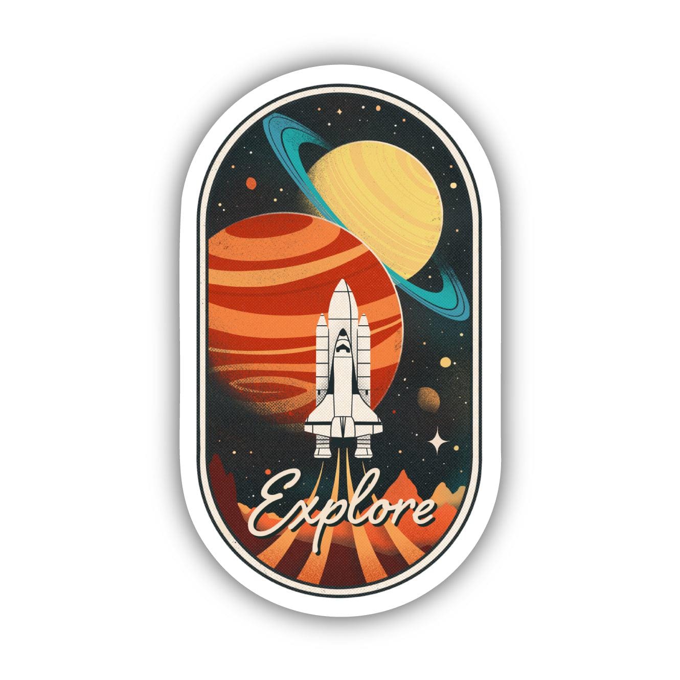  Explore Space Sticker、mySite、ghnorth