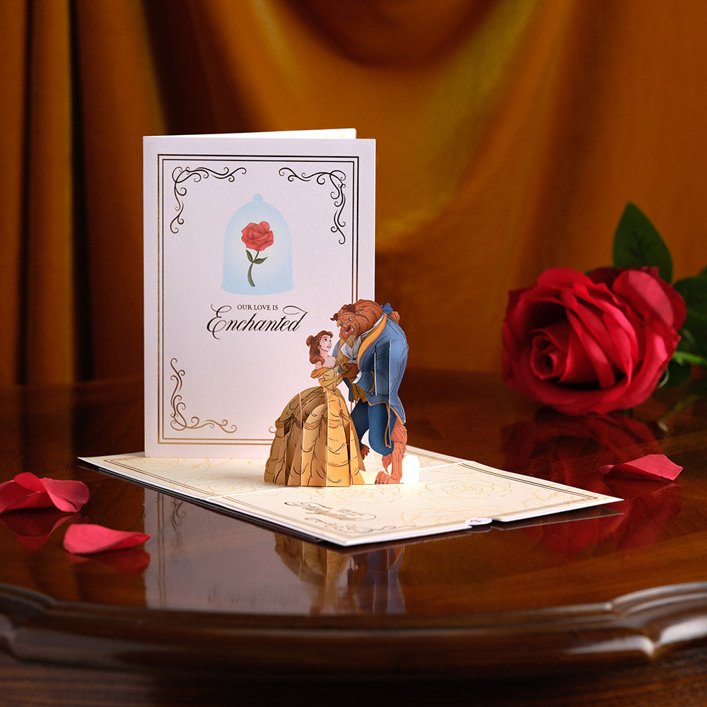 Disney's Beauty and The Beast Enchanted Love Pop-Up Card、mySite、solidvoid