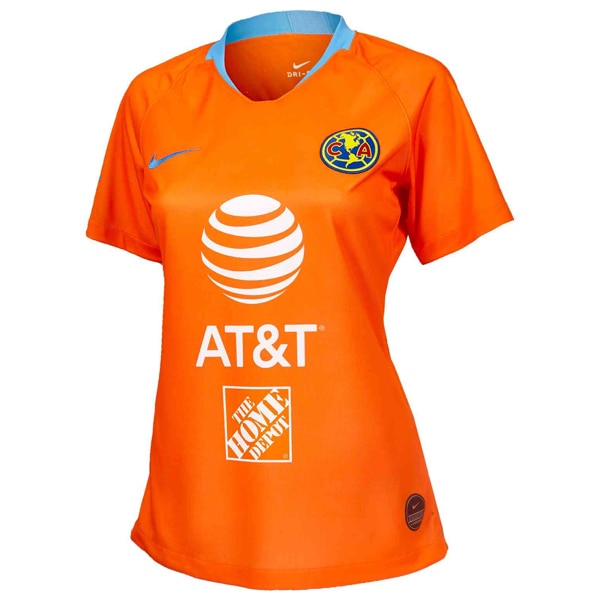 Nike Women's Club America 18/19 Third Jersey Safety Orange/University Blue、mySite、bottomscart