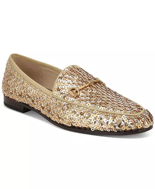 Sam Edelman Loraine Gold Loafers、mySite、garagedoors4me