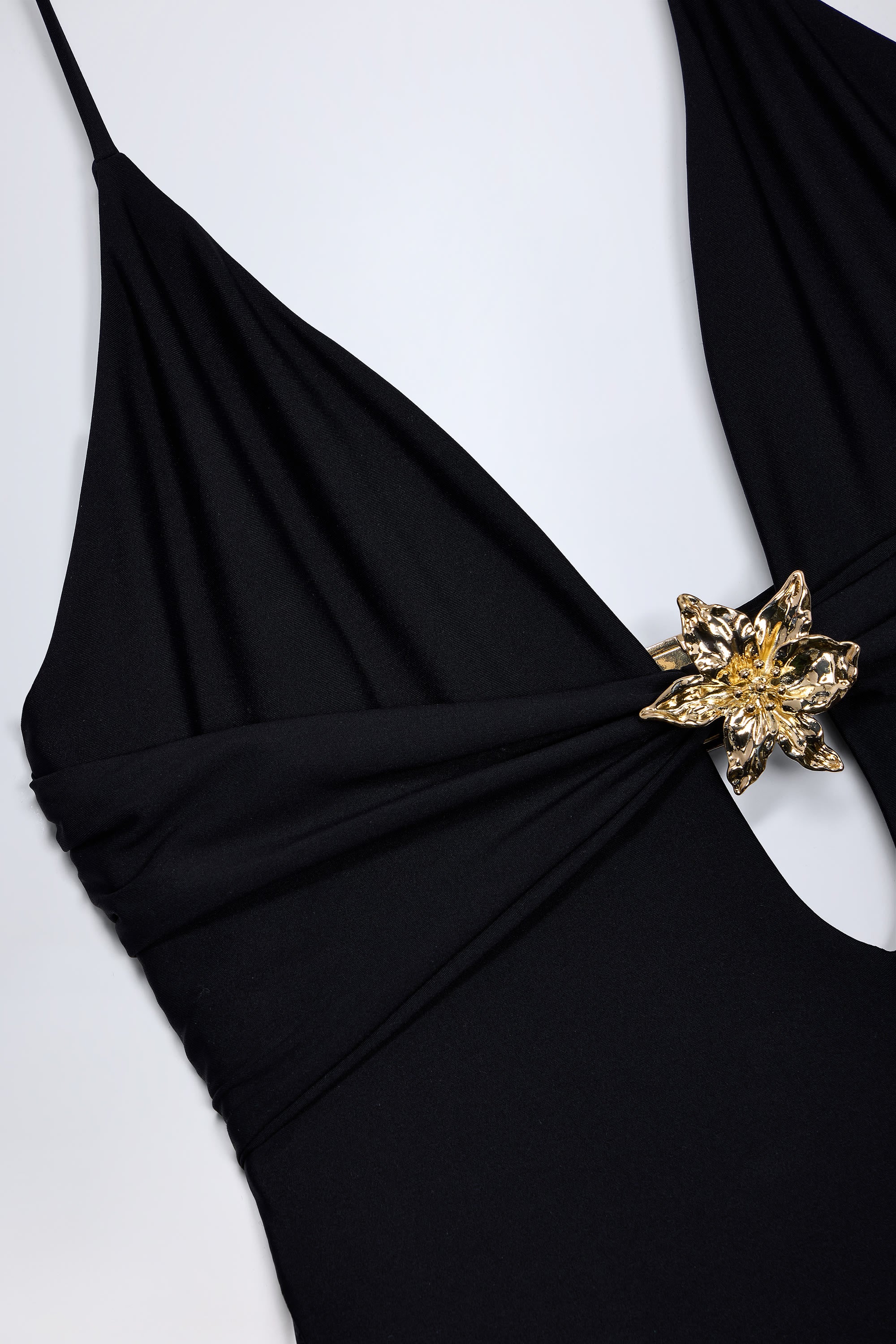  Cut-Out Hardware-Detail Swimsuit in Black、mySite、sugarbowlscore
