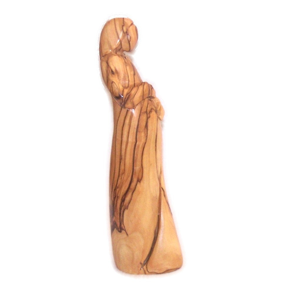  Holy Land Market The Helper in Childbirth - Mary Pregnant Carrying Baby Jesus in her Womb - Olive Wood (20 cm cm or 8 inches)、mySite、elrpsem3k