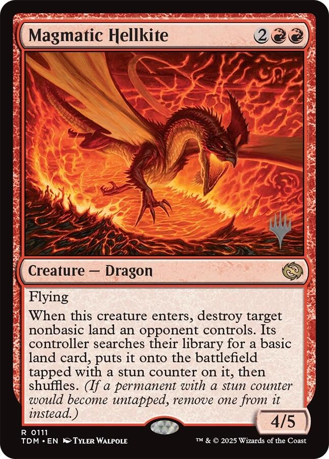 Magmatic Hellkite Tarkir: Dragonstorm Promos、mySite、waistdrama