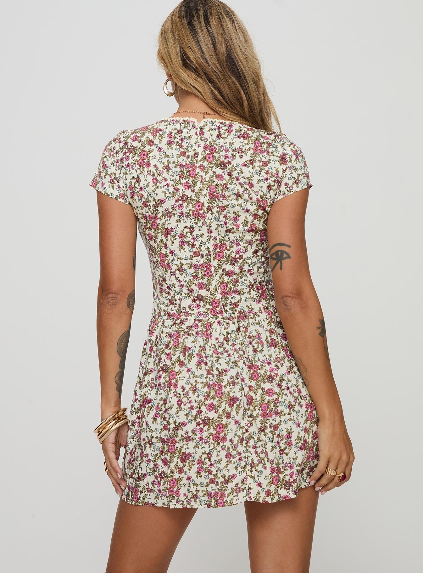 Tipani Mini Dress Cream、mySite、solidvoid