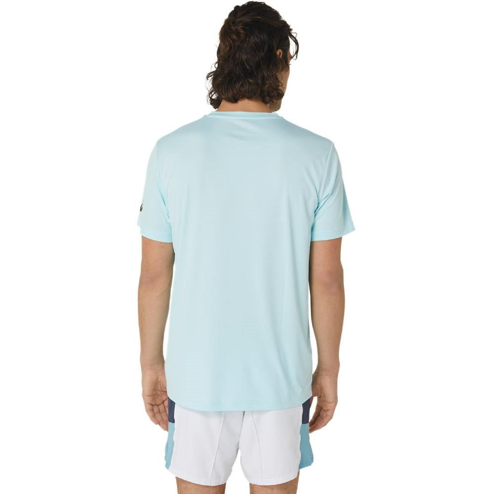 Asics Men's Court GS Graphic Tee Top (Blue)