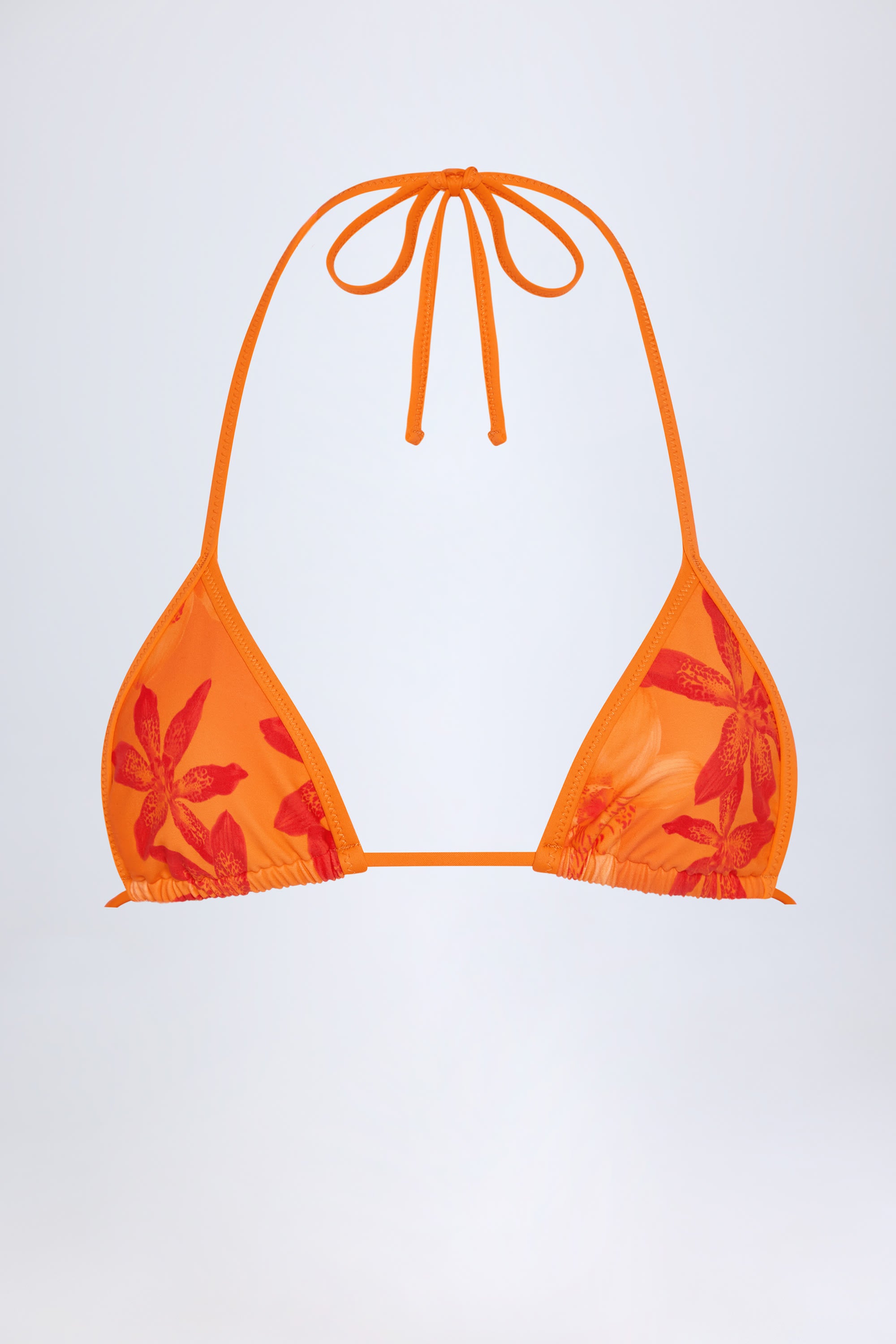 Triangle Bikini Top in Orange Orchid Print、mySite、sugarbowlscore