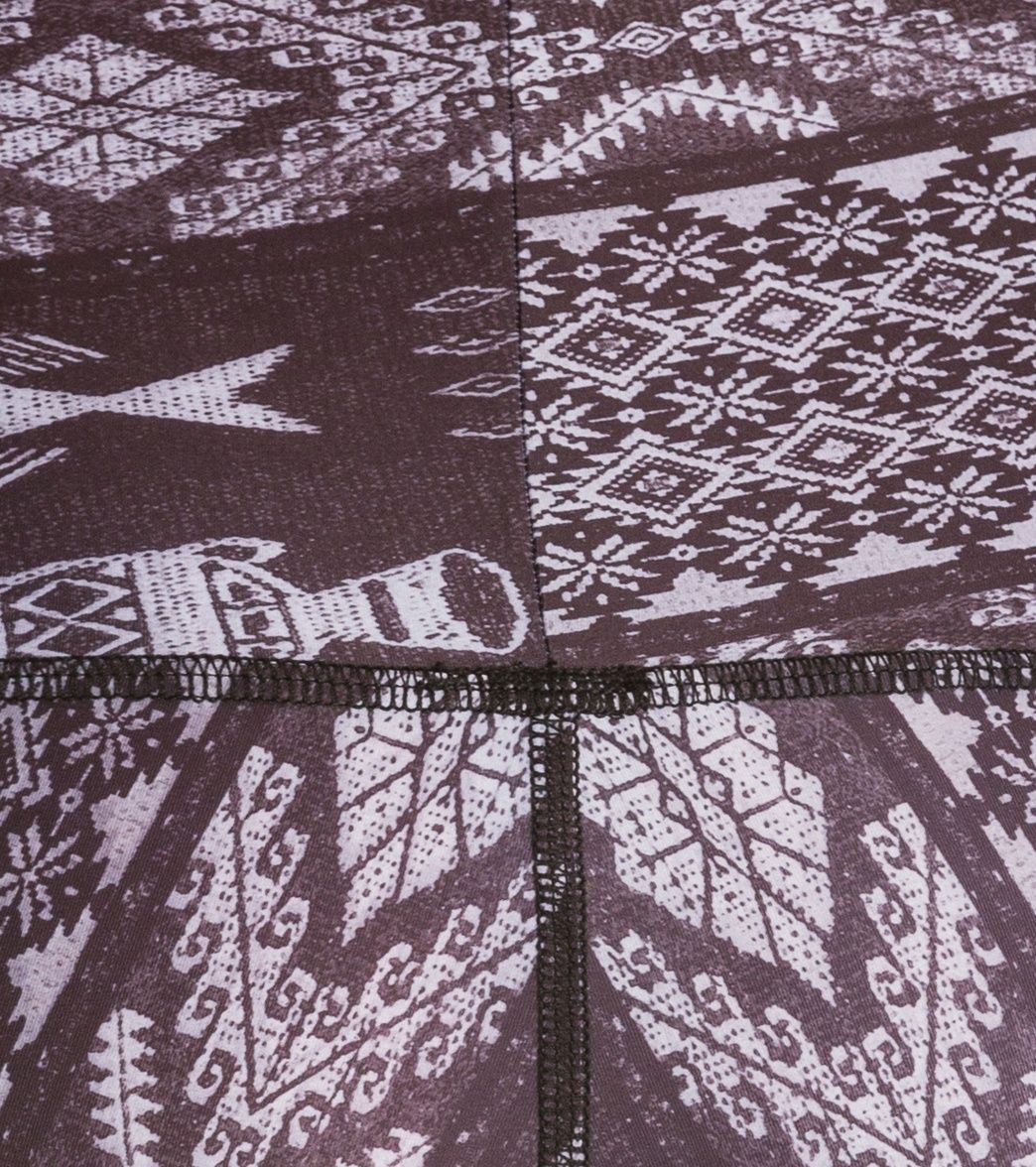 Teeki Diamond Tribe Charcoal Hot Yoga Pants、mySite、noshort