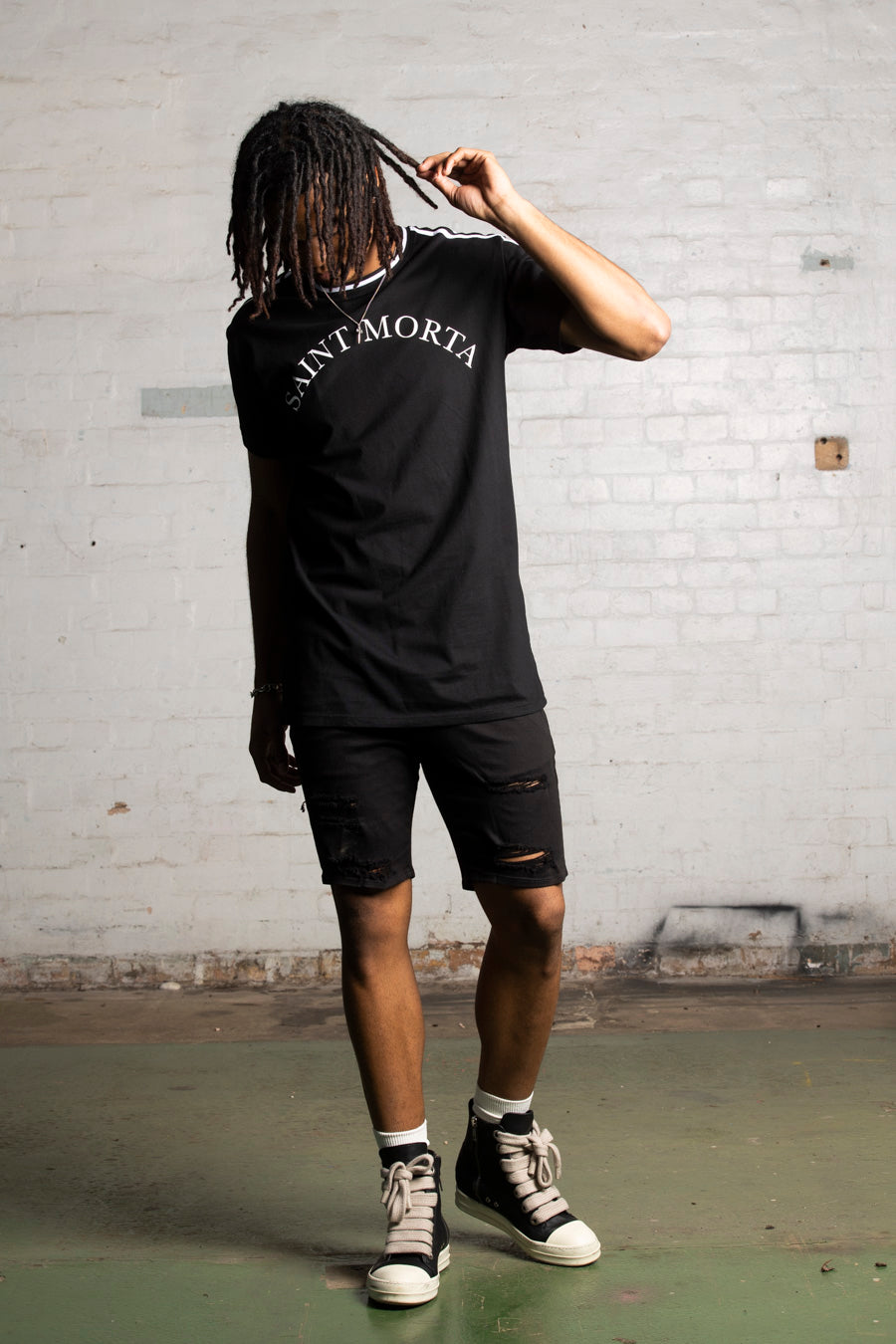 Saint Morta College Lafayette T-Shirt Black/White、mySite、zt4zffjzw