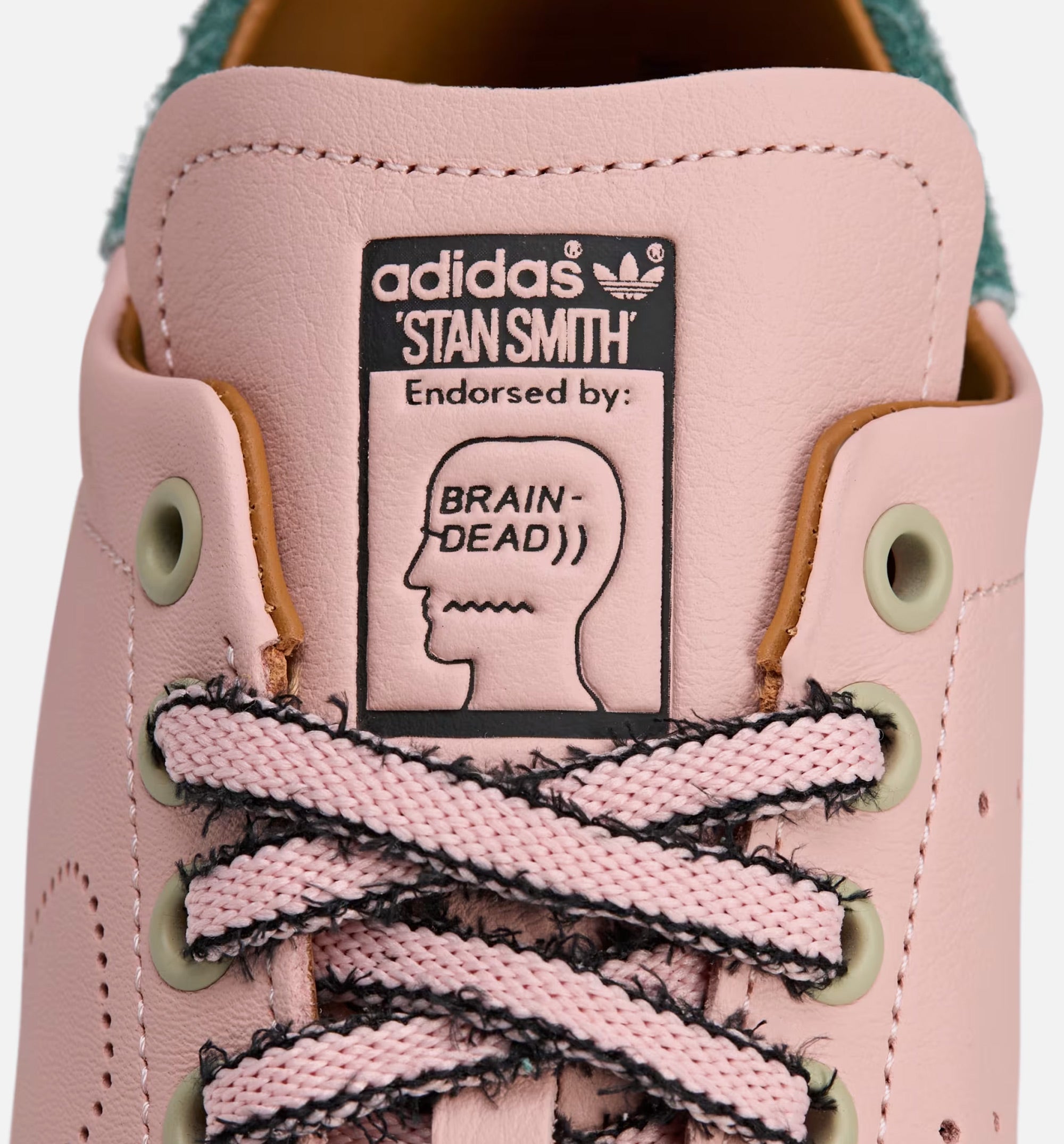 Brain Dead x Stan Smith Vapour Pink Mens Lifestyle Shoe - Pink/Black/White、mySite、dreamappss