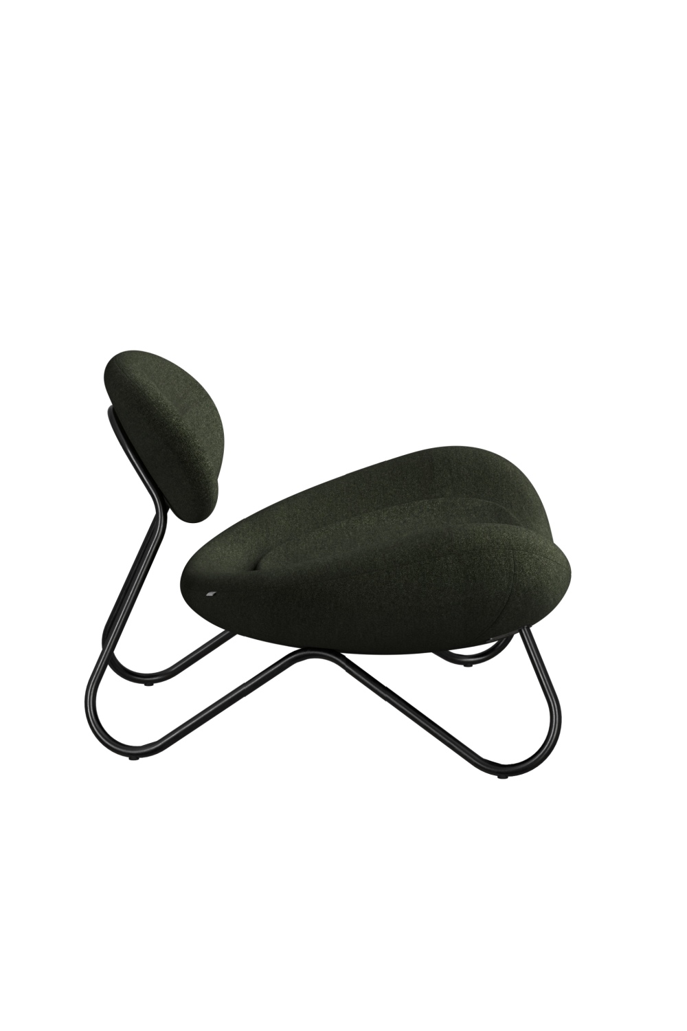 Black Framed Modern Lounge Chair | WOUD Meadow、mySite、neckold